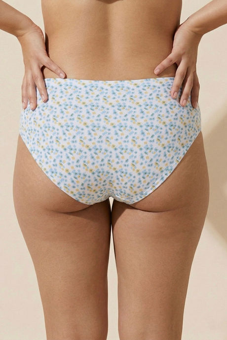Zivame Medium Rise Full Coverage Hipster Panty (Pack of 3) - Multicolor — image 3